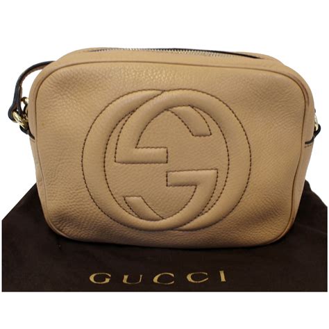 gucci soho medium crossbody bag beige|gucci soho crossbody on sale.